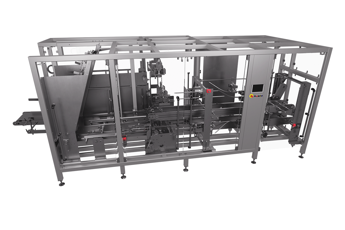 The render of our SL15 case-packer.